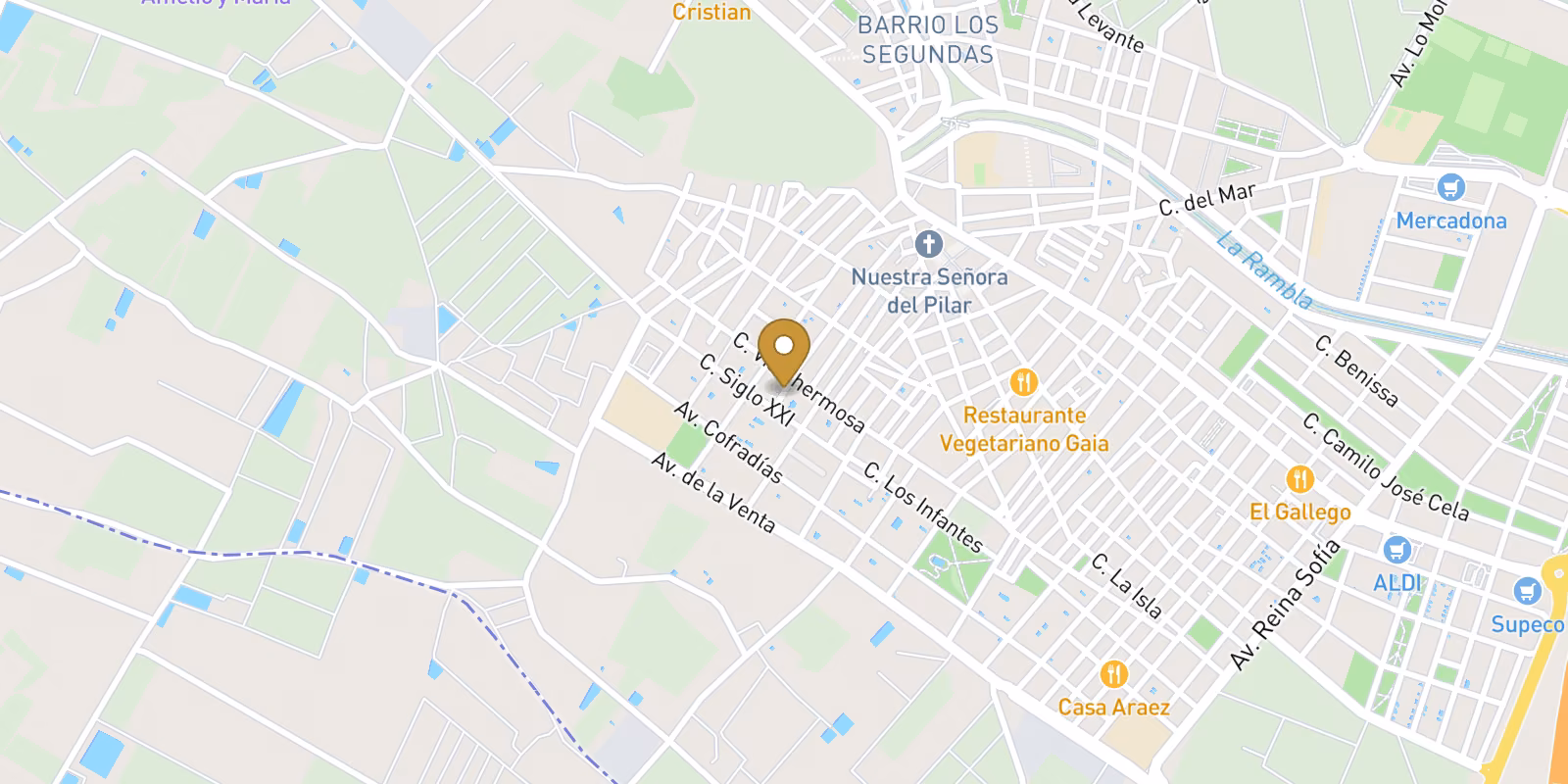 Mapa — Complejo Residencial de Bungalows de Obra Nueva en Pilar de la Horadada