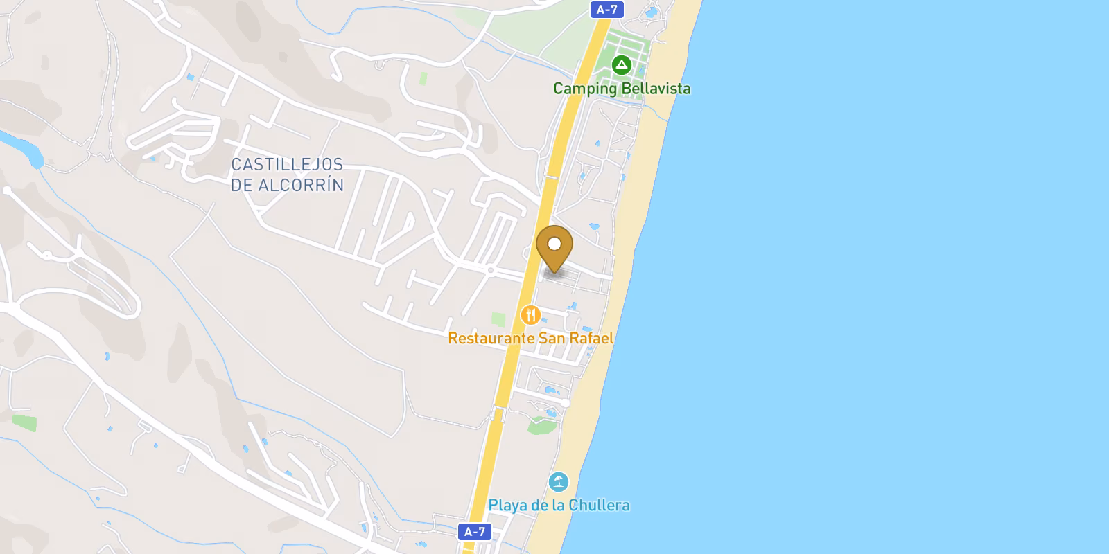 Mapa — Lujosa Residencia frente al mar en Manilva: su Oasis en la Costa del Sol