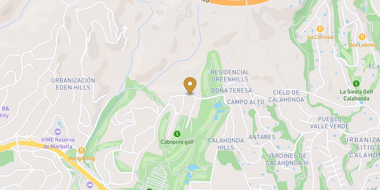 Mapa — Vida de lujo en Cabopino, Marbella: Apartamentos exclusivos con servicios inigualables