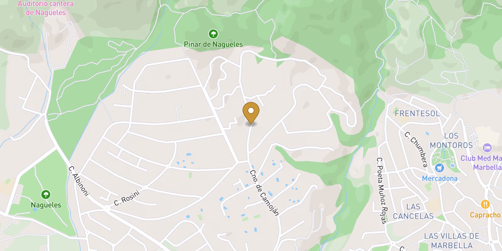 Mapa — Vida de lujo en Cascada de Camoján, Marbella: Un refugio de privacidad y elegancia.