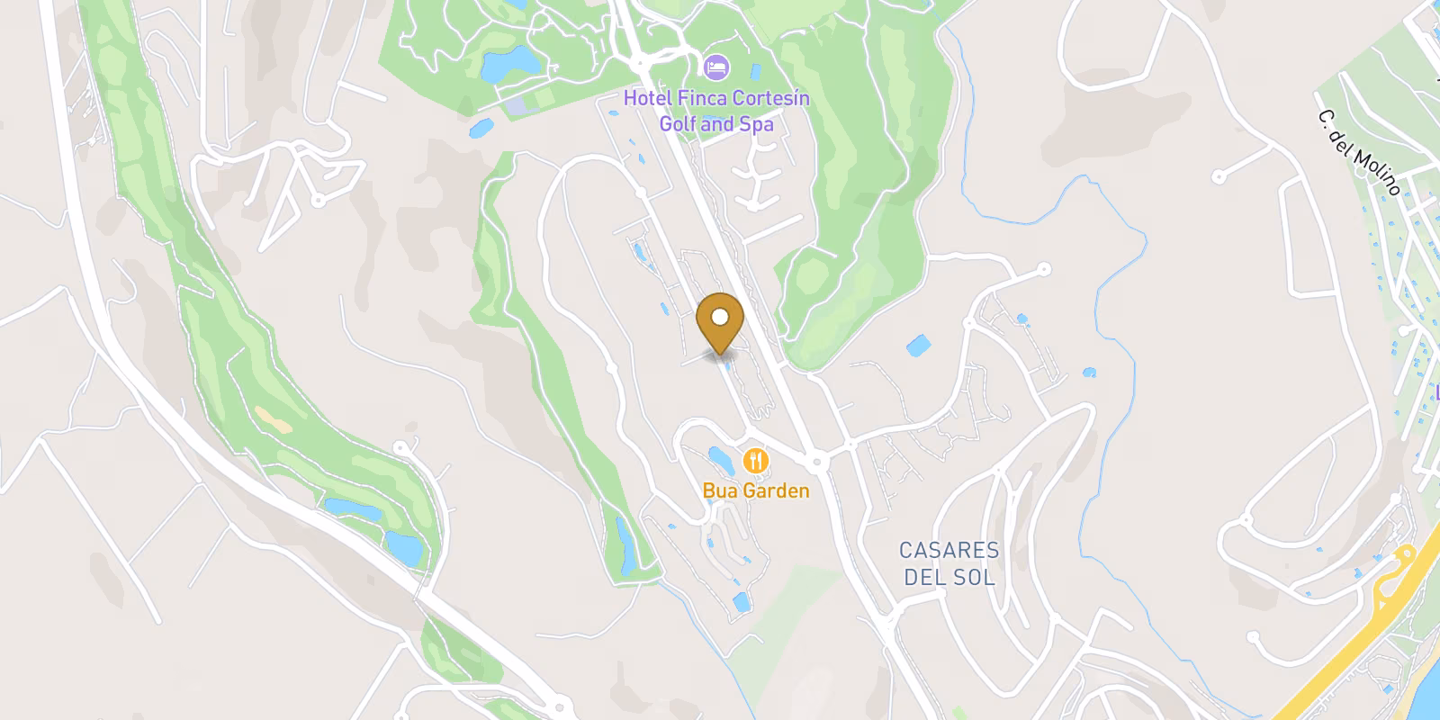 Mapa — Lujoso Resort de Golf en Casares, Costa del Sol