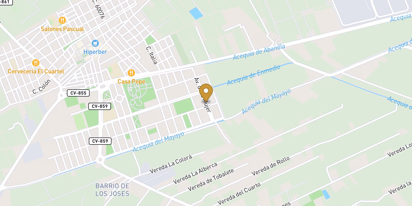 Mapa — Quads en Urbanizacion, Dolores