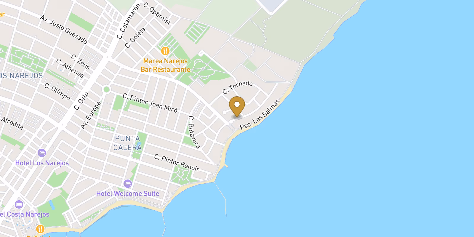 Mapa — Villas de lujo de nueva construcción frente al mar en Los Alcázares