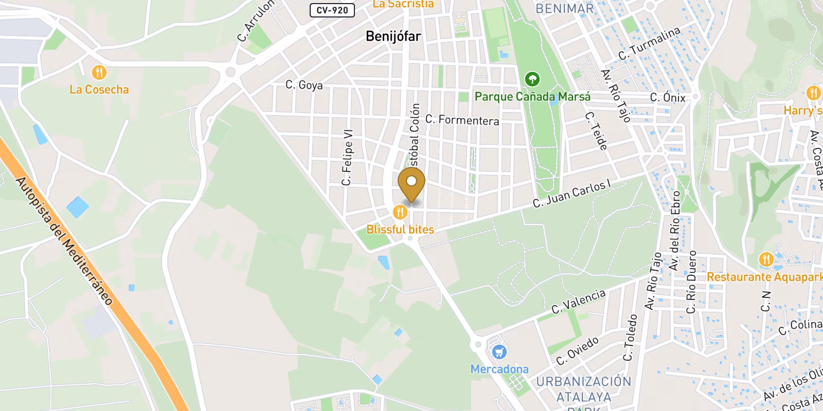 Mapa — Pareado en Pueblo, Benijófar