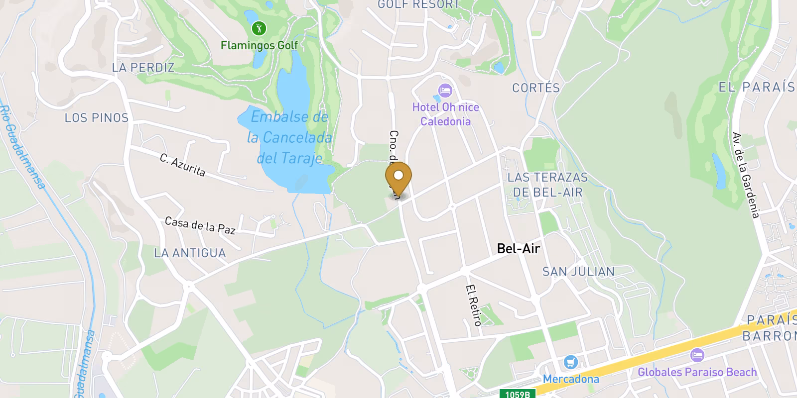 Mapa — Exclusivo Complejo Residencial de Obra Nueva en Los Flamingos, Estepona
