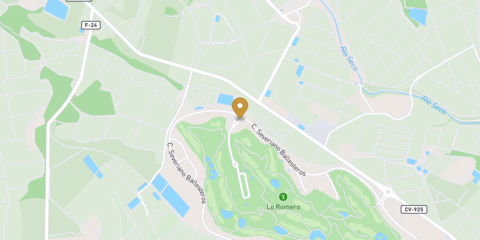 Mapa — Villa en Lo Romero Golf, Pilar de la Horadada