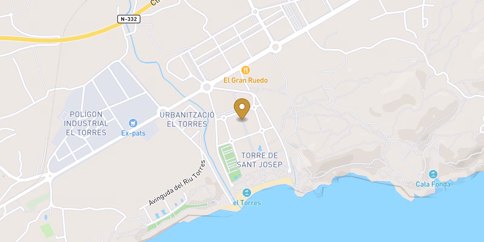 Mapa — Viviendas en Playa del Torres, Villajoyosa