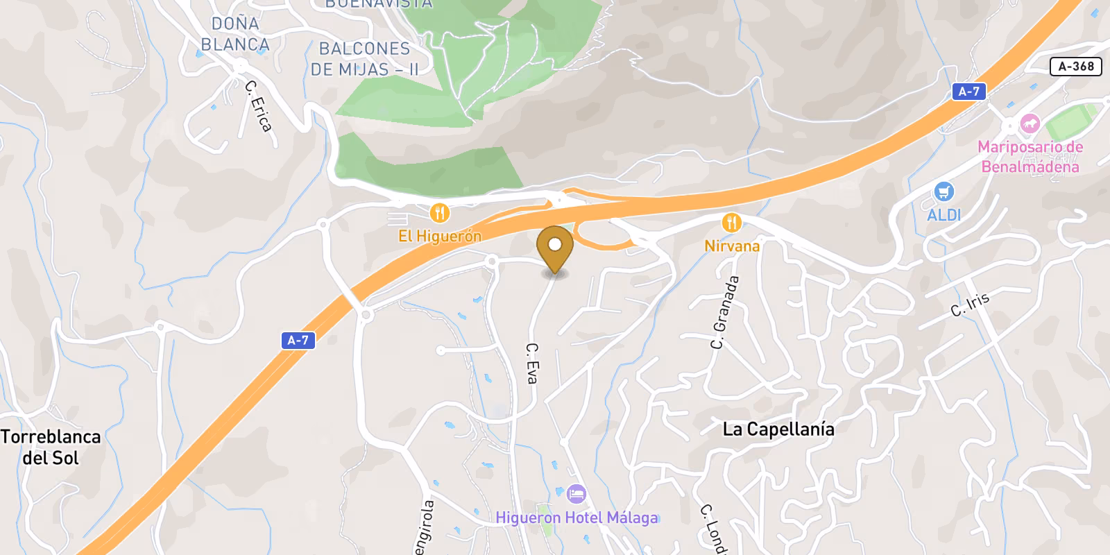 Mapa — Exclusividad e Innovación: Nueva Construcción en Reserva del Higuerón, Costa del Sol