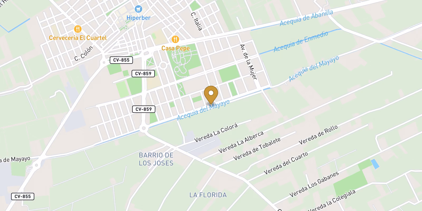 Mapa — Adosados en Sector 2, Dolores