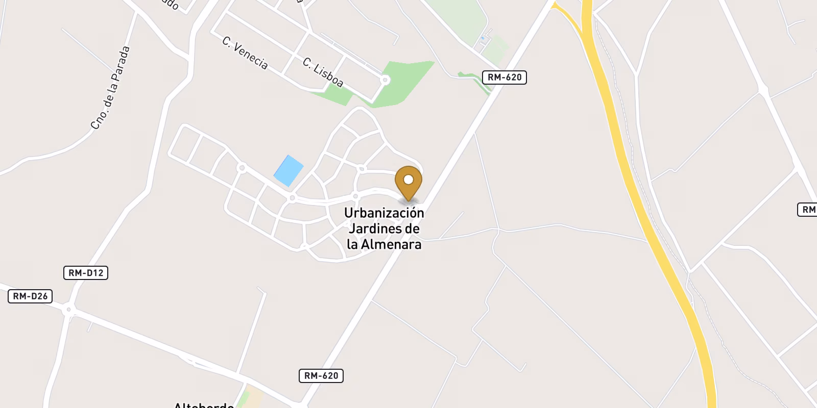 Mapa — Villas en Purias, Lorca