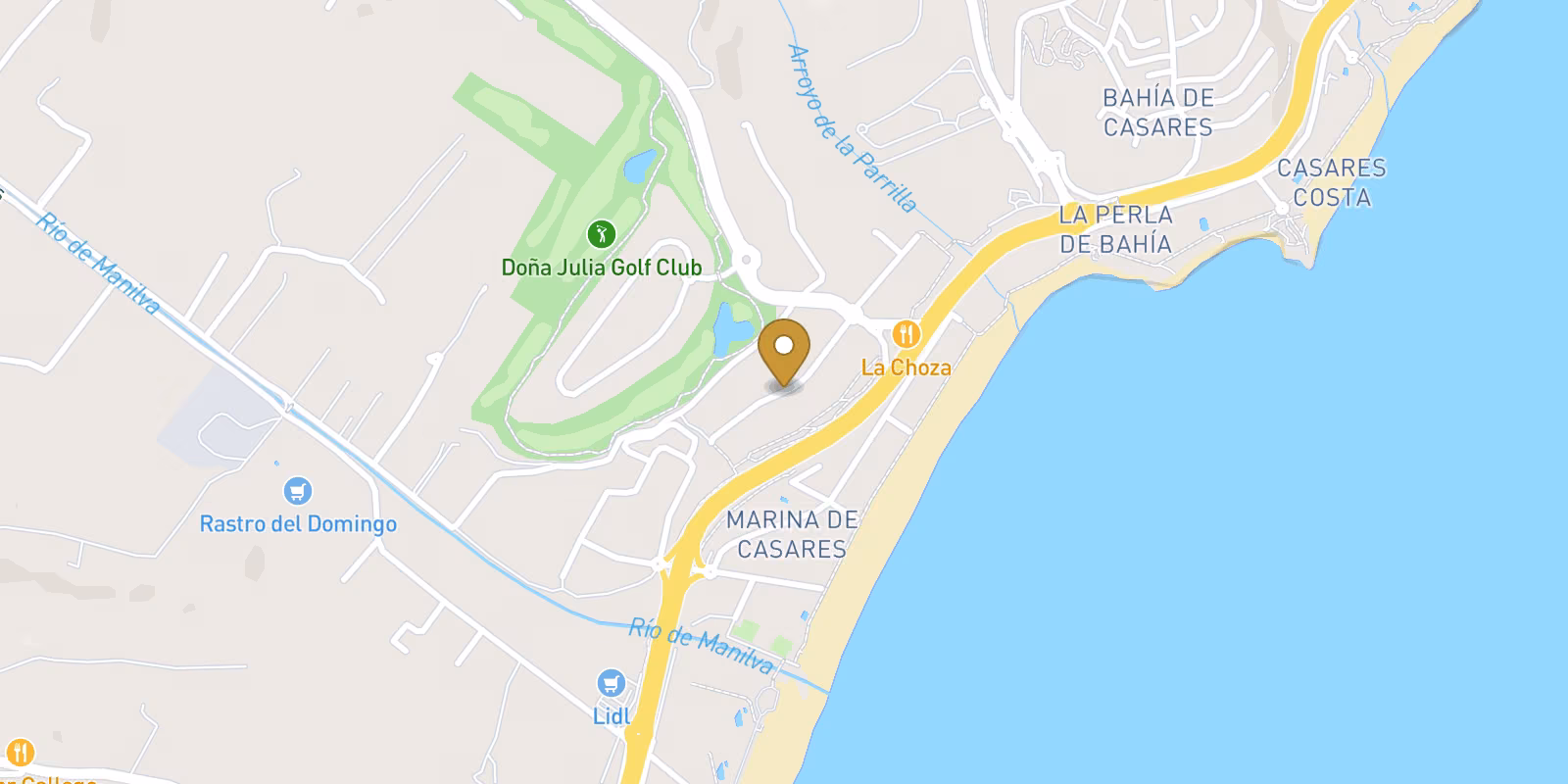 Mapa — Nuevo Complejo Residencial Cerca de Doña Julia Golf - Casas Modernas con Vistas Espectaculares