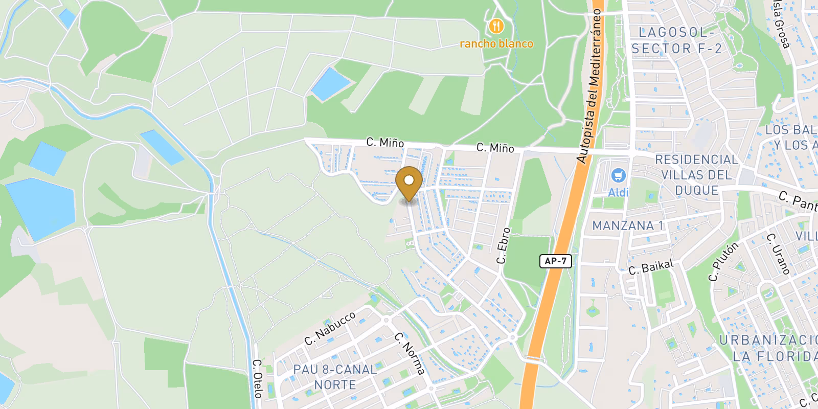 Mapa — Town houses en Pau 26, Orihuela Costa