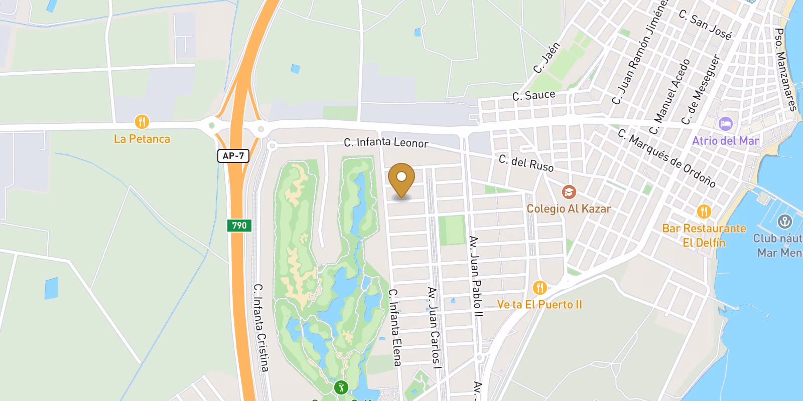 Mapa — Villas y Bungalós Exclusivos en la Costa Cálida – Diseño, Confort y Ubicación Privilegiada