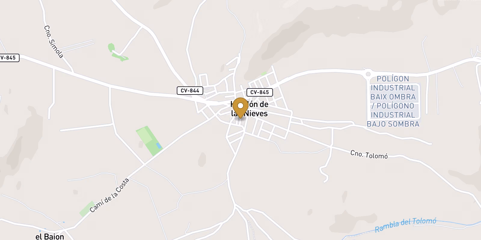 Mapa — Viviendas en Pueblo, Hondón de las Nieves