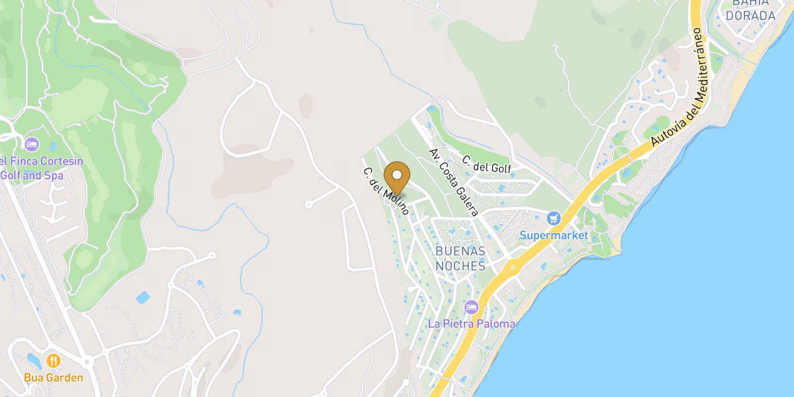 Mapa — Complejo residencial de nueva construcción cerca de Estepona - Vida moderna junto al mar
