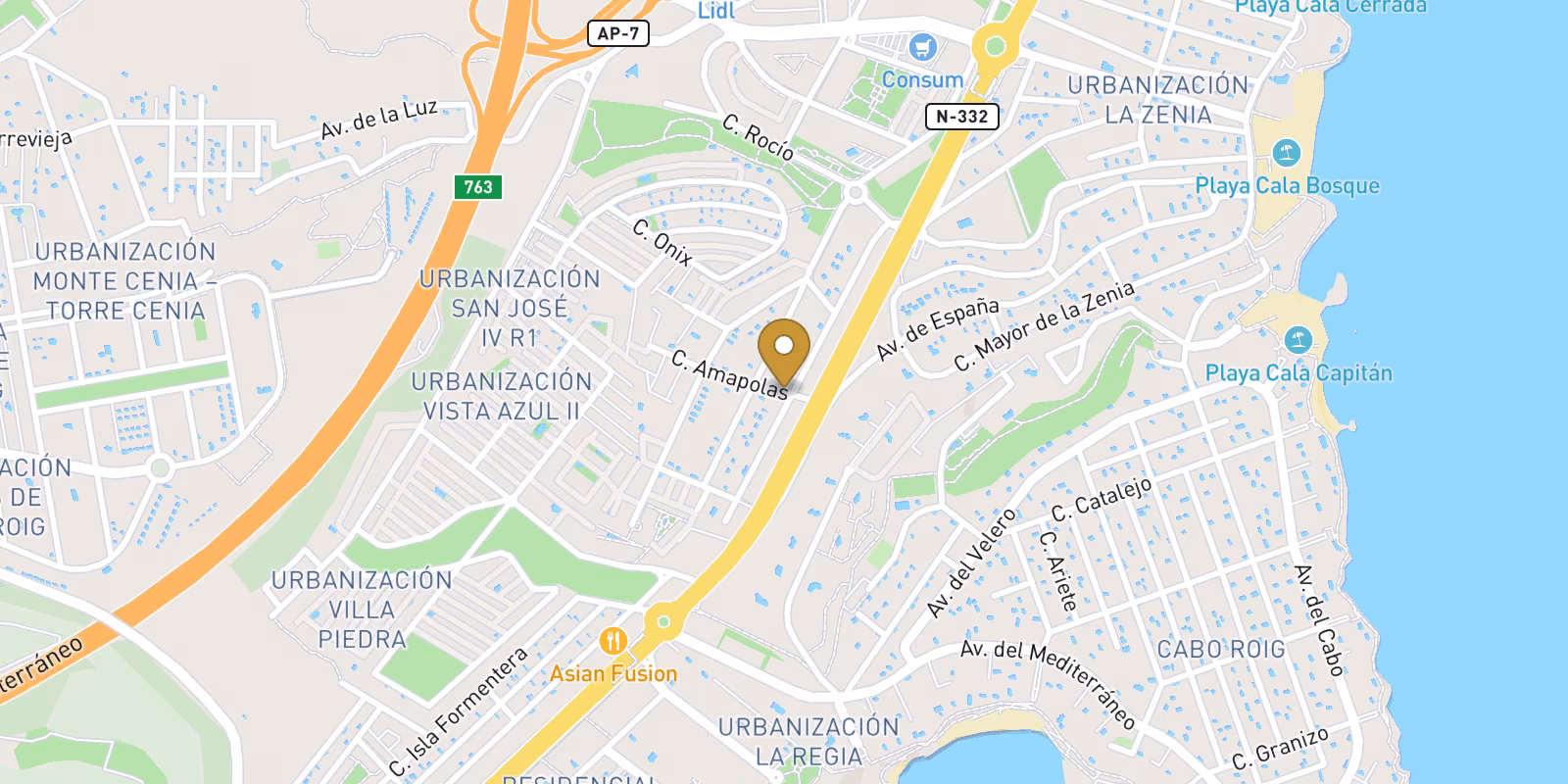 Mapa — Villa de lujo en La Zenia, Orihuela Costa