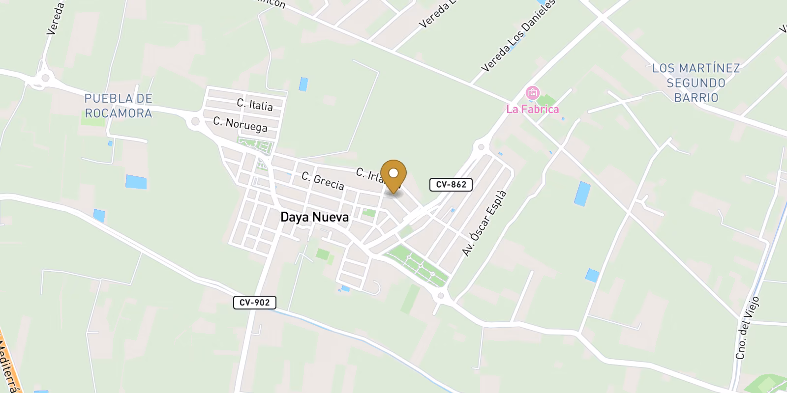 Mapa — Villas de nueva construcción con piscina privada en Daya Nueva, Costa Blanca