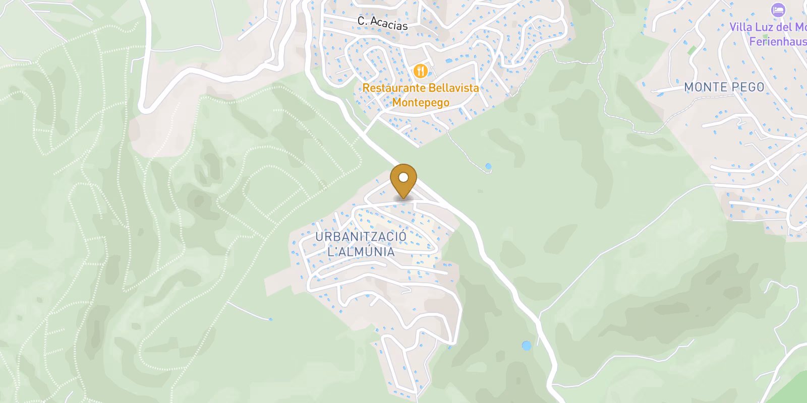 Mapa — Adosados en Urbanizacion La Almunia, El Rafol D'almunia