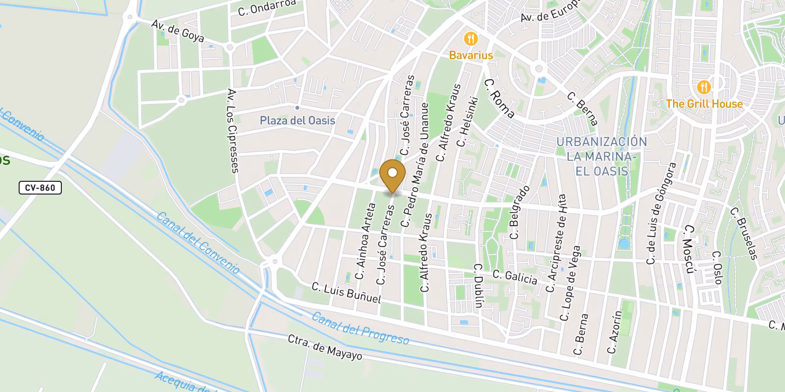 Mapa — Vivienda en Oasis La Marina, San Fulgencio