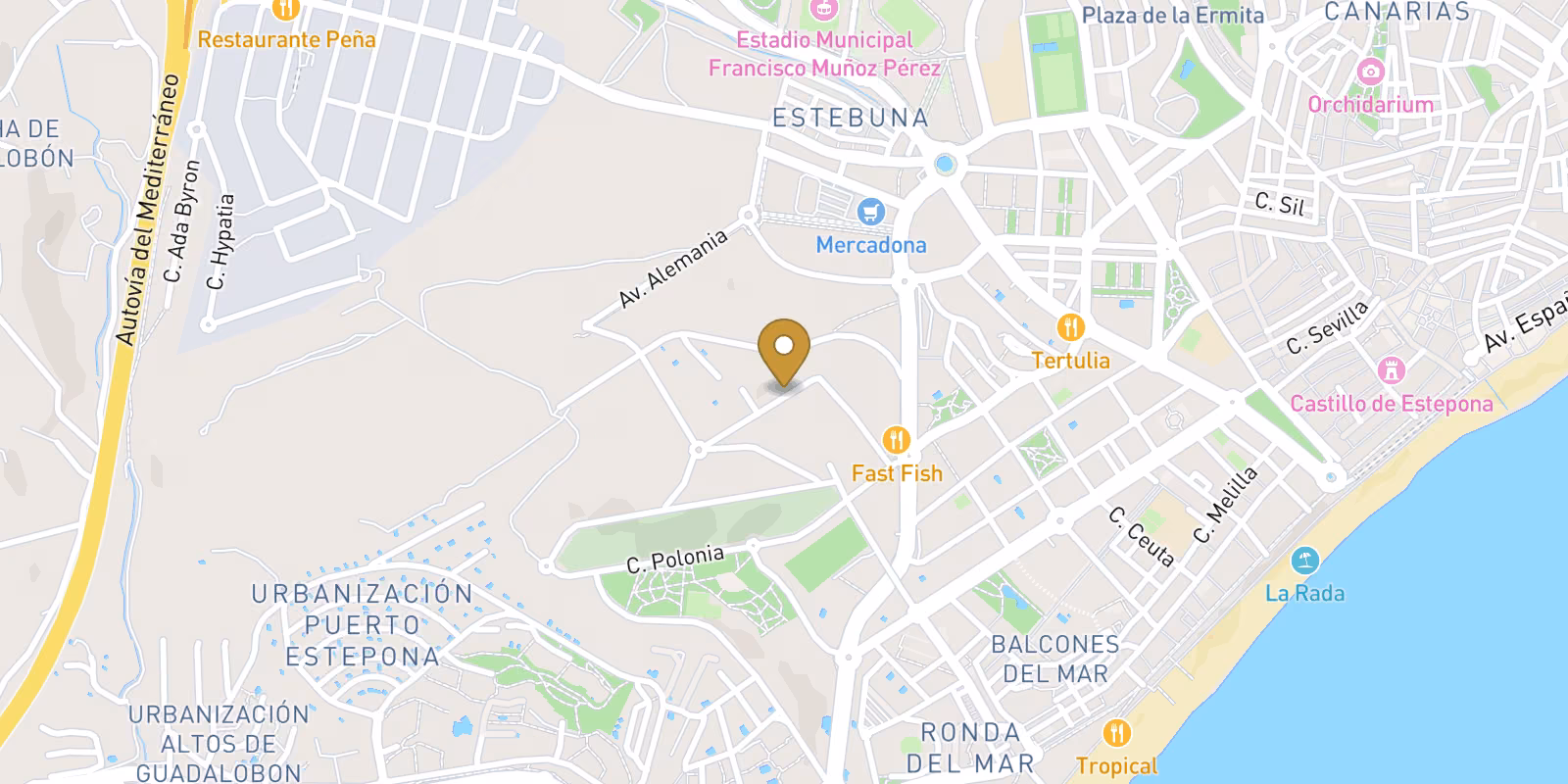 Mapa — Exclusivo Resort Residencial en Estepona con Vistas al Mar y Estilo de Vida Mediterráneo