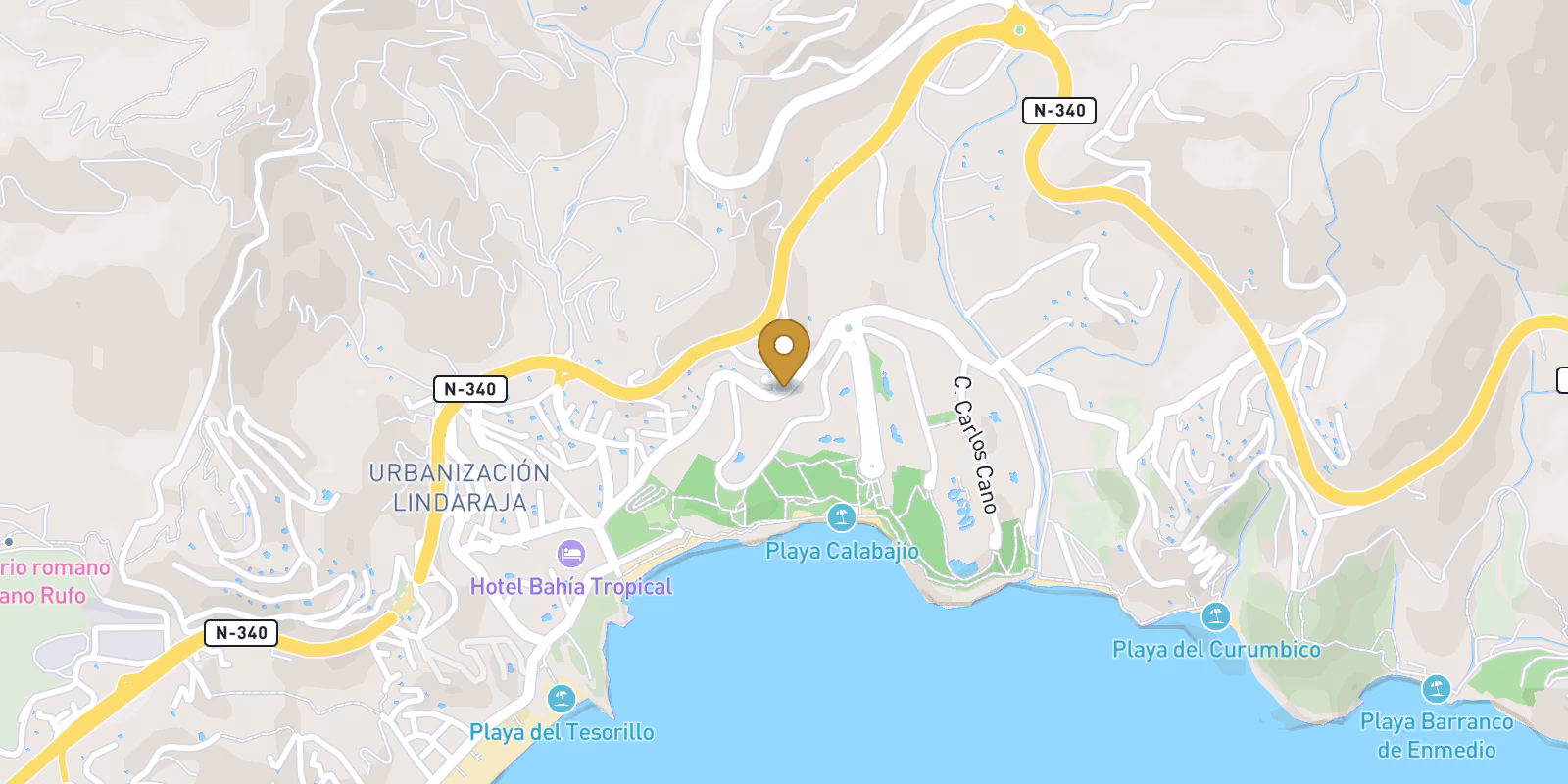 Mapa — Viviendas de nueva construcción en Almuñécar, Costa Tropical, a solo 300 metros de la playa