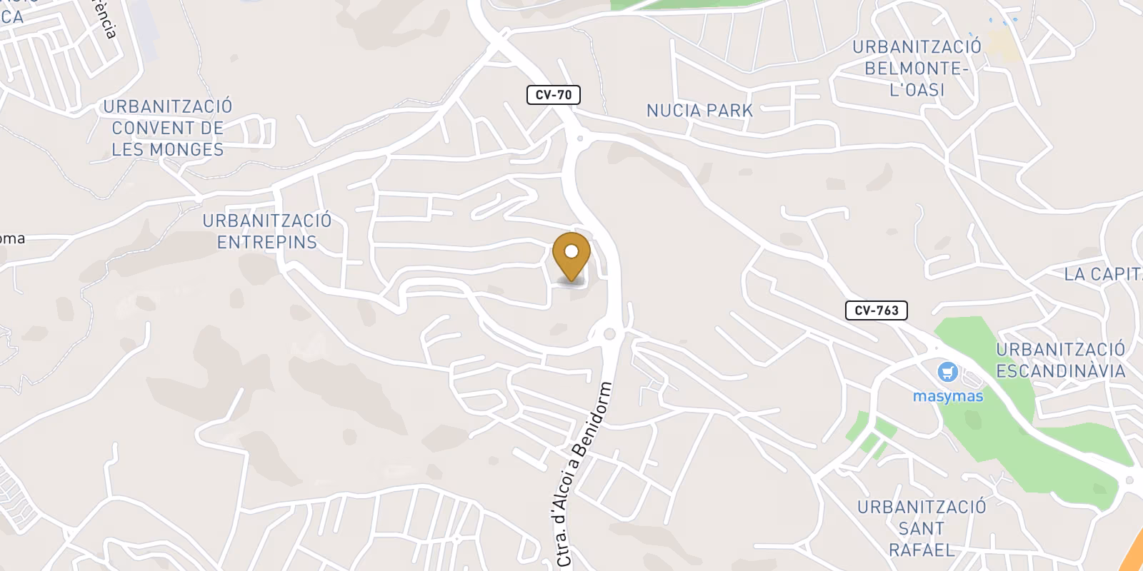 Mapa — Adosado en Nou Espai, la Nucia