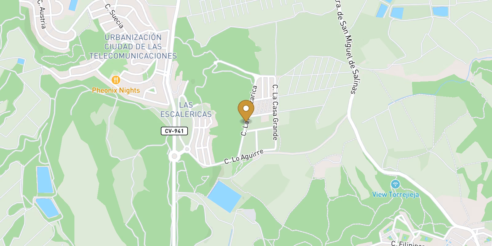 Mapa — Bungalows en planta alta en La Cañada, San Miguel de Salinas