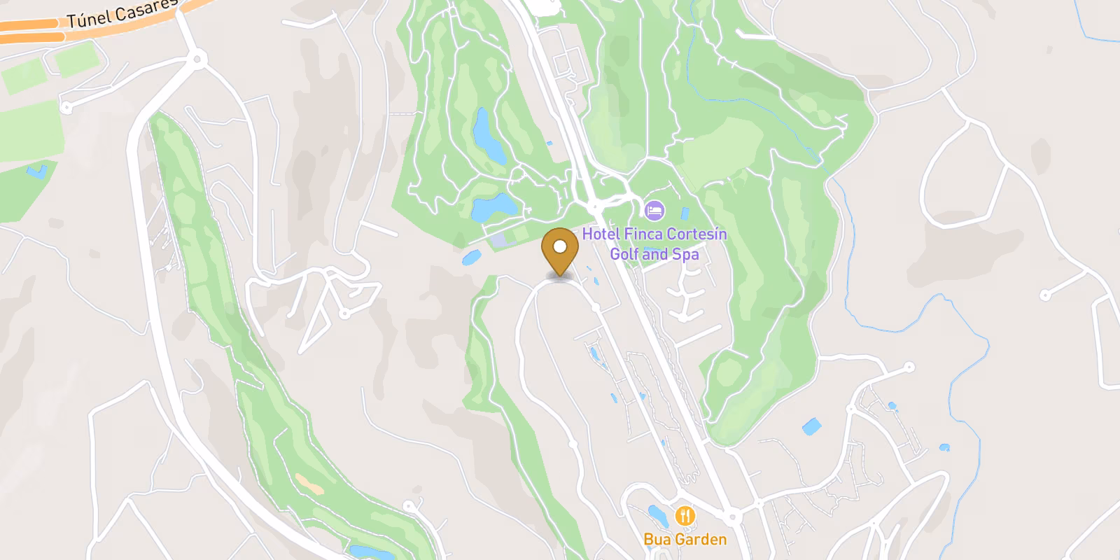 Mapa — Lujoso complejo de golf con vistas al mar en Casares, Costa del Sol