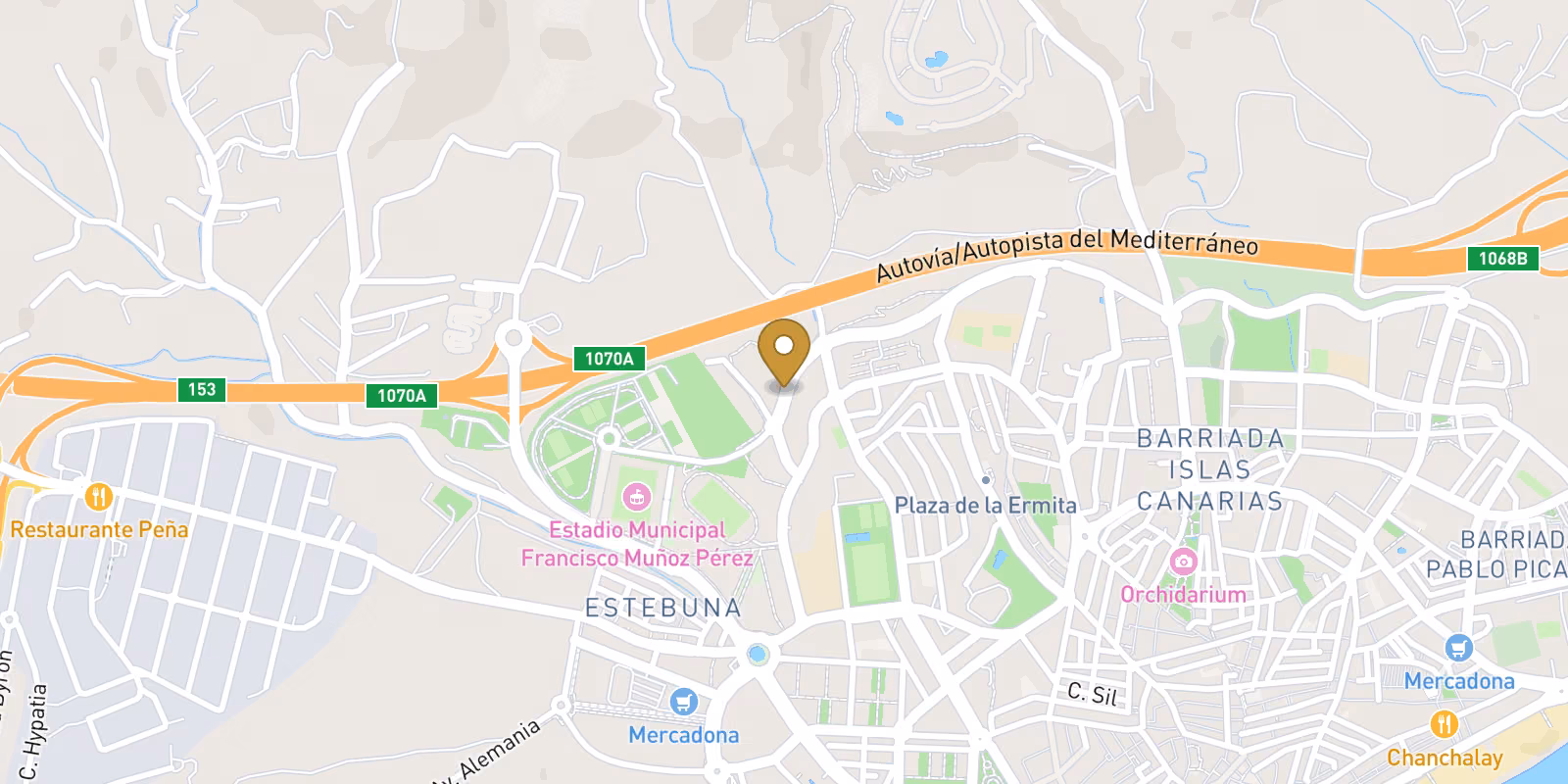 Mapa — Modernas viviendas de nueva construcción en una zona residencial privilegiada de Estepona