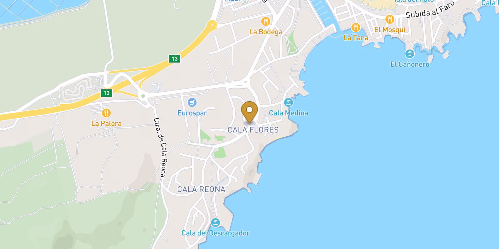 Mapa — Villa moderna a solo 150 metros de la playa en Cabo de Palos, Costa Cálida