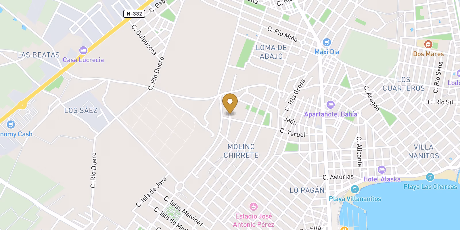 Mapa — Bungalows de obra nueva en San Pedro del Pinatar - Vida moderna junto al mar