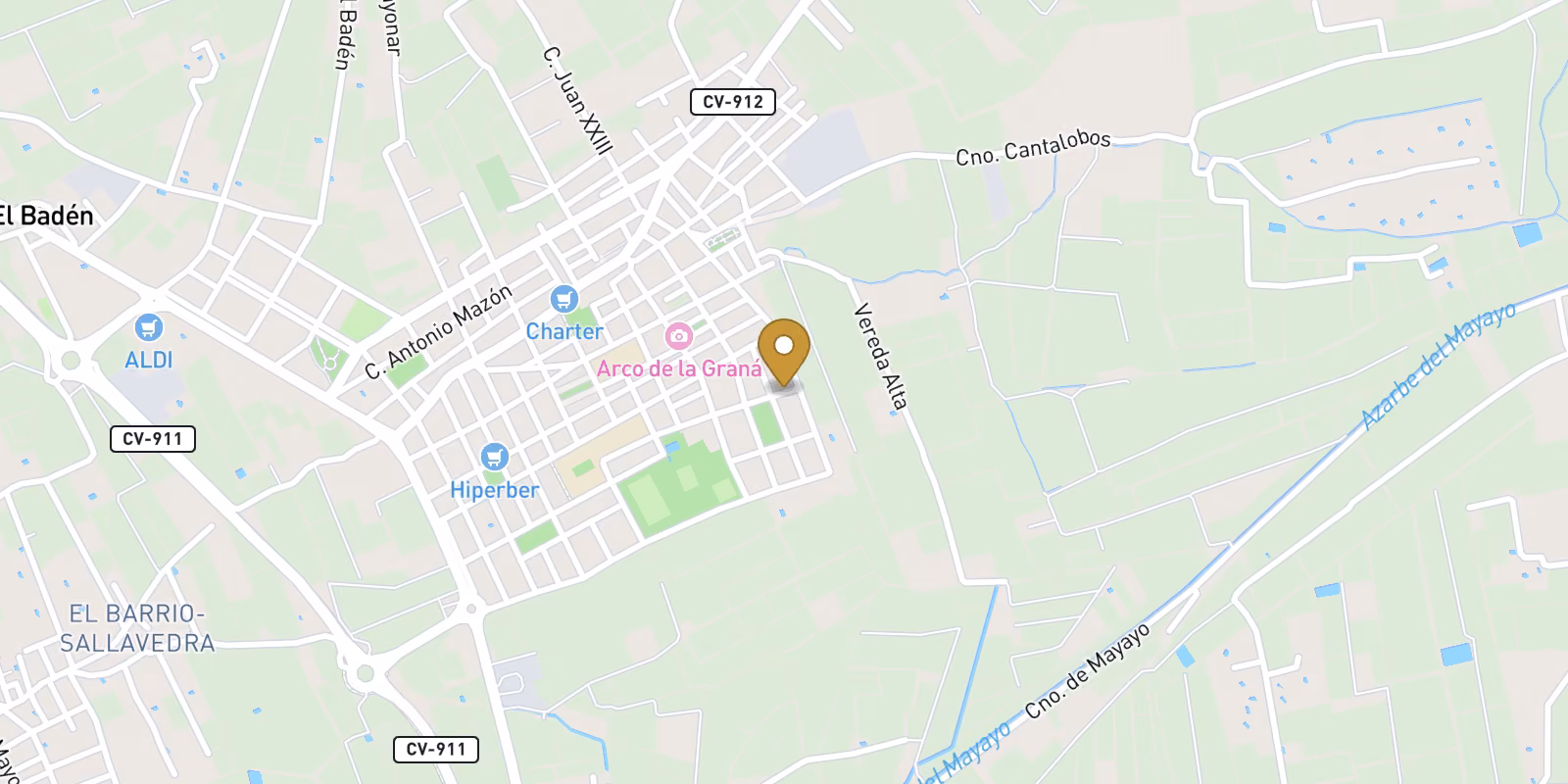 Mapa — Villa en Polideportivo, Rafal