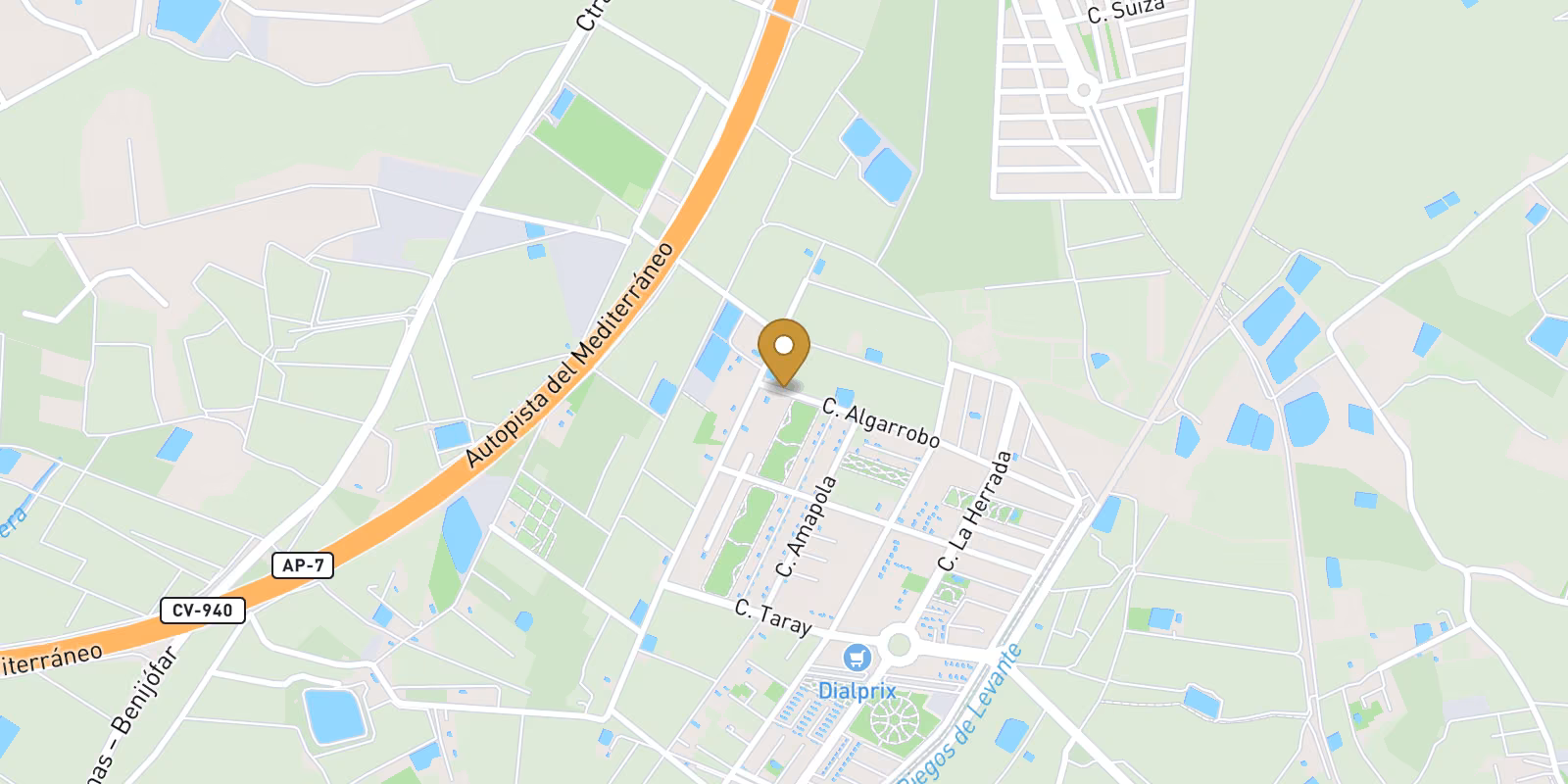 Mapa — Villas en La Herrada, Los Montesinos