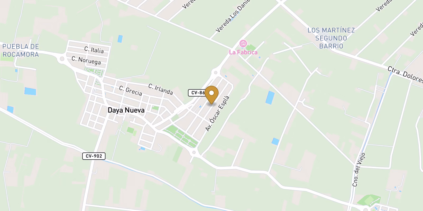 Mapa — Vivienda en Pueblo, Daya Nueva