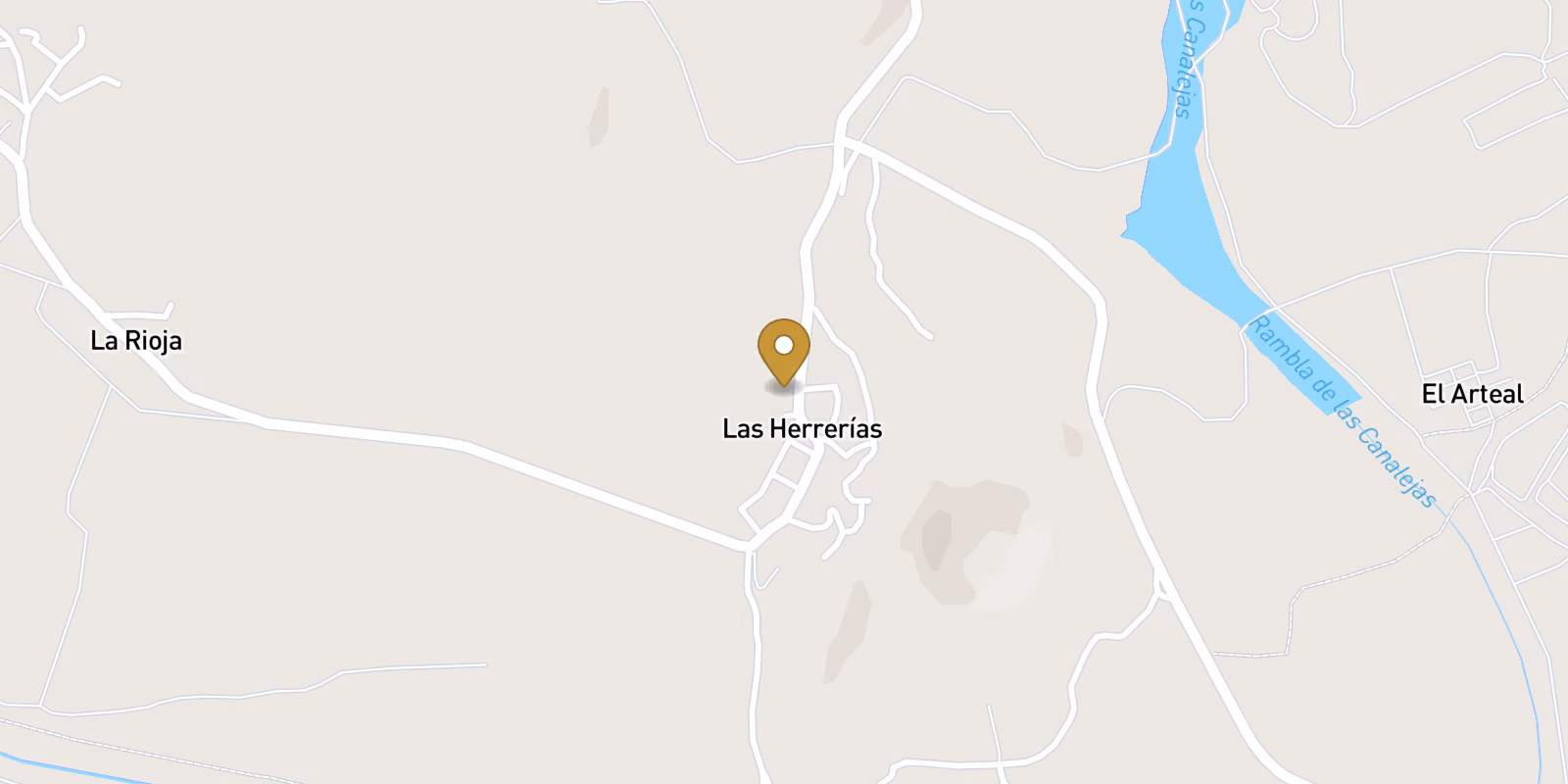 Mapa — Casas tradicionales de dos dormitorios en Barrio Herrerías, Almería, con solárium y piscina comunitaria