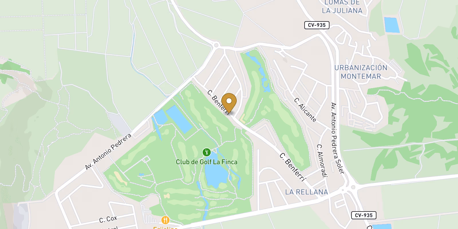 Mapa — Villa en La Finca Golf, Algorfa