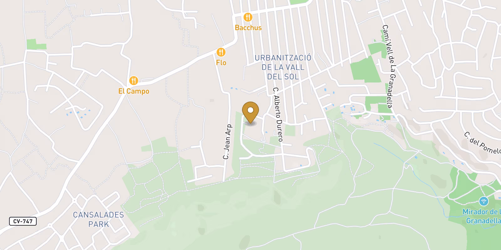 Mapa — Villa en Valle del Sol, Jávea Xàbia