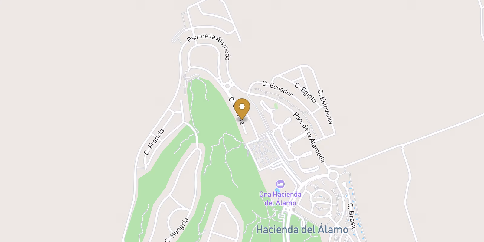 Mapa — Villa en Hacienda Del Álamo Golf, Fuente Álamo