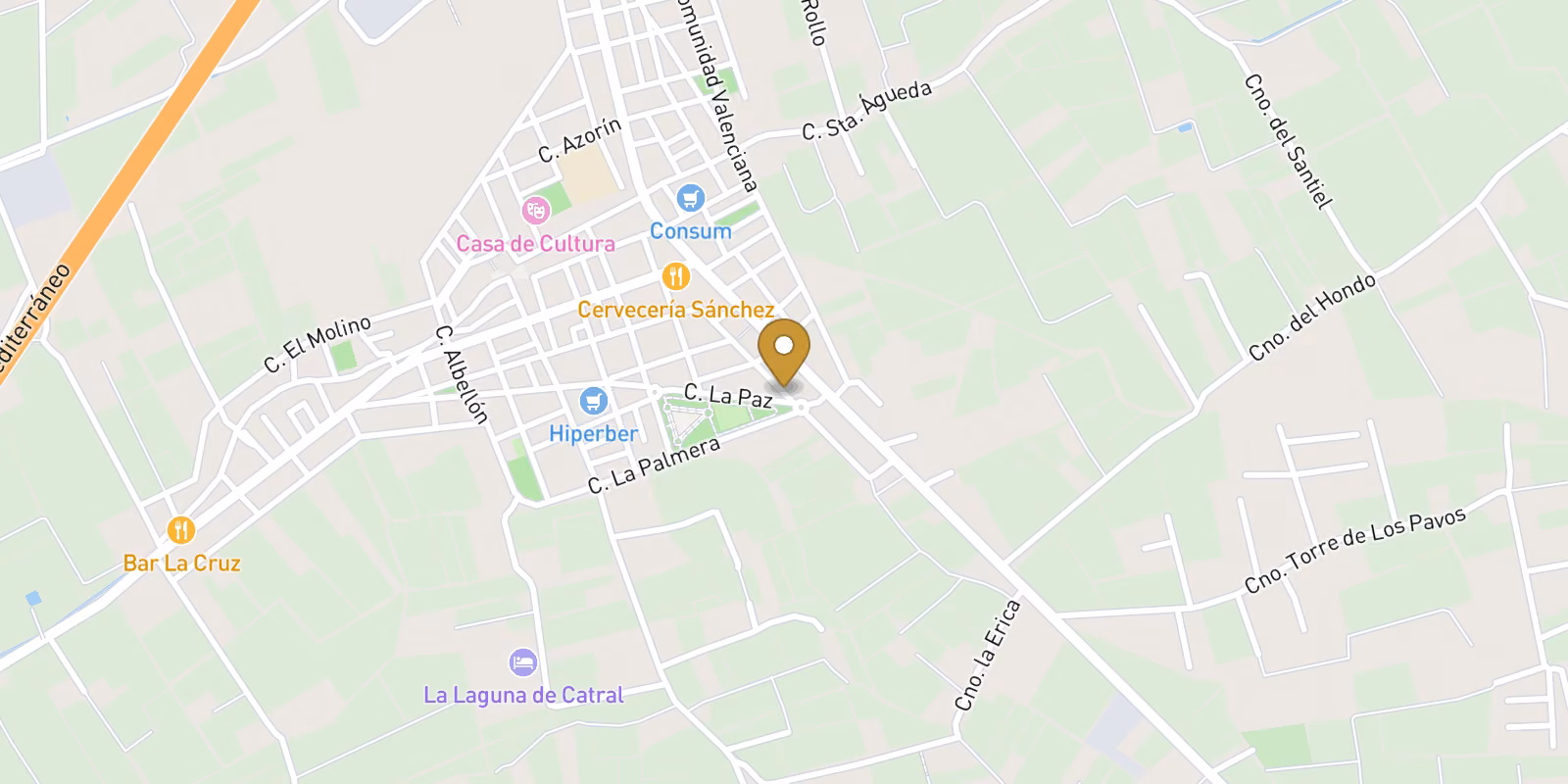 Mapa — Vivienda en Pueblo, Catral