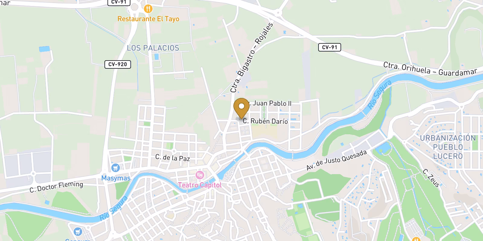 Mapa — Viviendas en Pueblo, Rojales