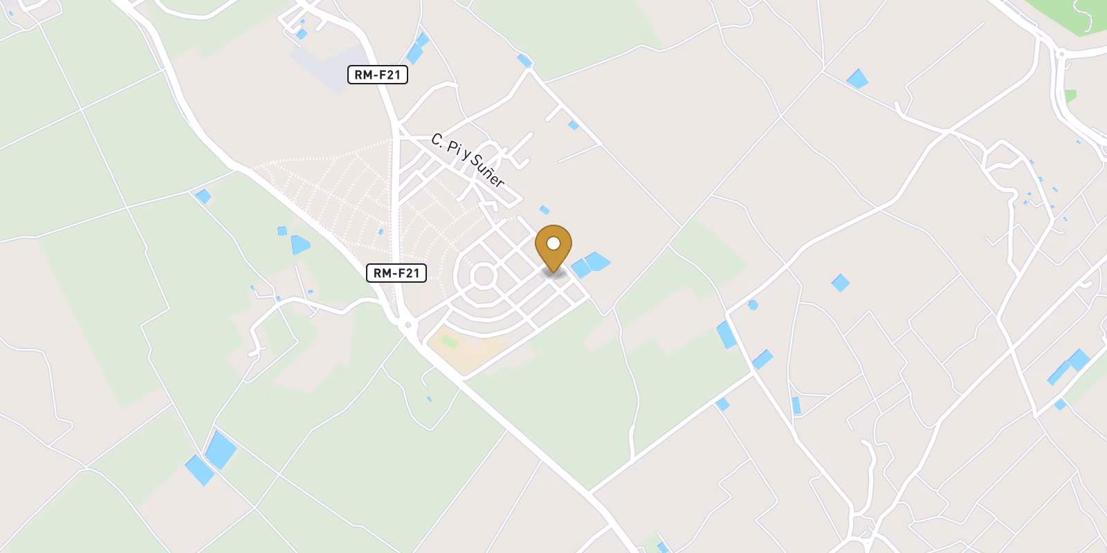 Mapa — Villas de nueva construcción en El Alba Mediterranean Resort, en Torre Pacheco