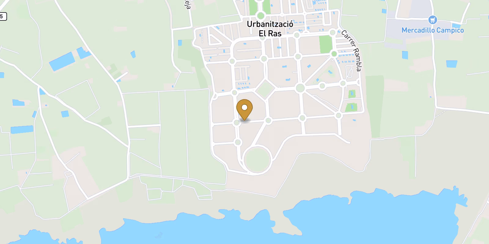 Mapa — Apartamentos de nueva construcción con licencia turística y vistas a la laguna en El Raso, Guardamar del Segura