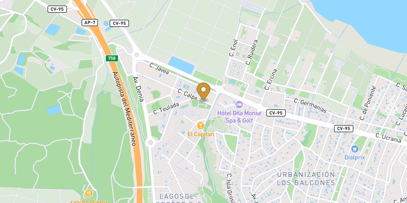 Mapa — Bungalows en Los Balcones, Torrevieja