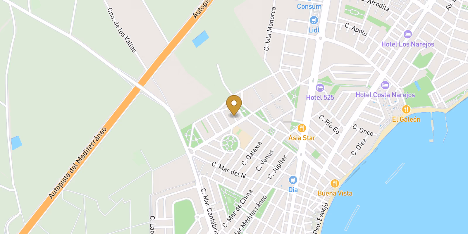 Mapa — Moderna villa de nueva construcción en Los Alcázares, Murcia, cerca de la playa