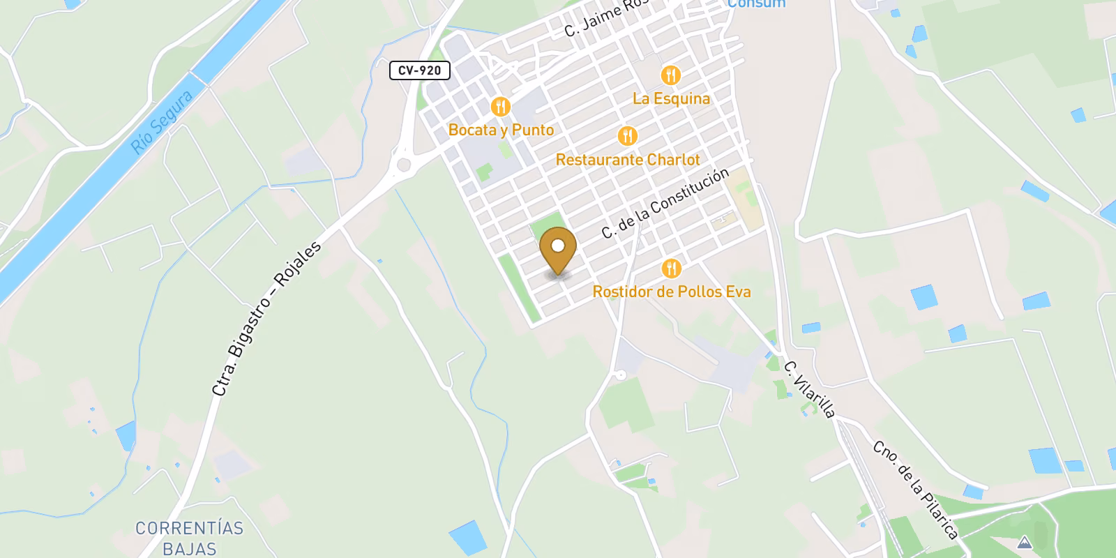 Mapa — Apartamentos boutique de nueva construcción y áticos dúplex en Benejúzar