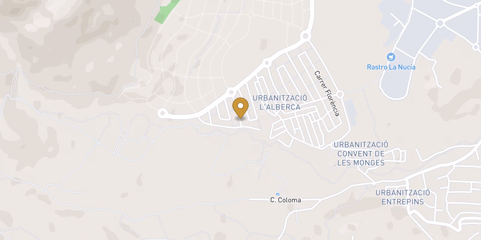 Mapa — Villa de 4 dormitorios en La Alberca, Polop