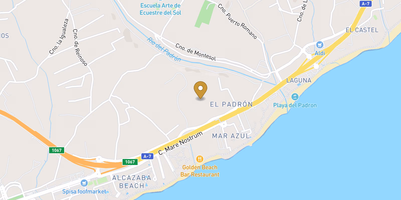 Mapa — Apartamentos de lujo de nueva construcción en Estepona, a solo 400 m de la playa