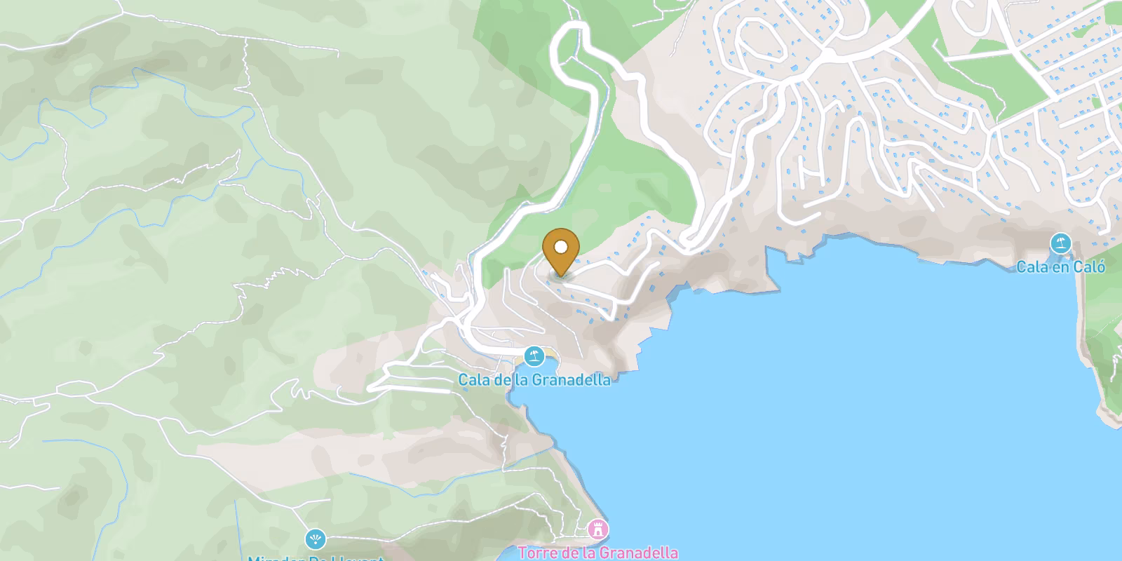 Mapa — Villa en Granadella, Jávea Xàbia