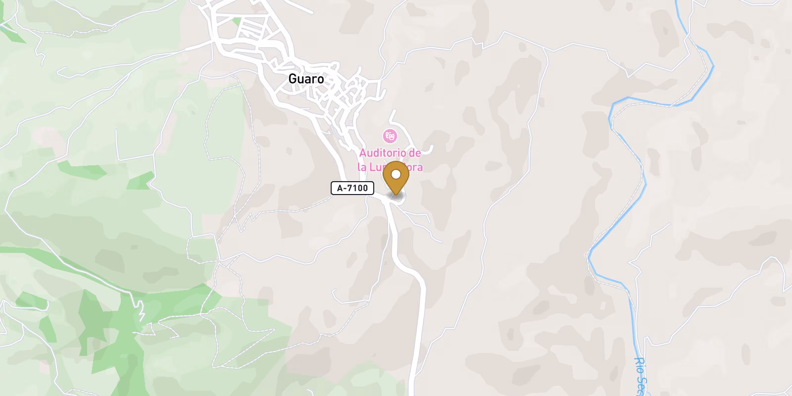Mapa — Adosados en Guaro, Monda
