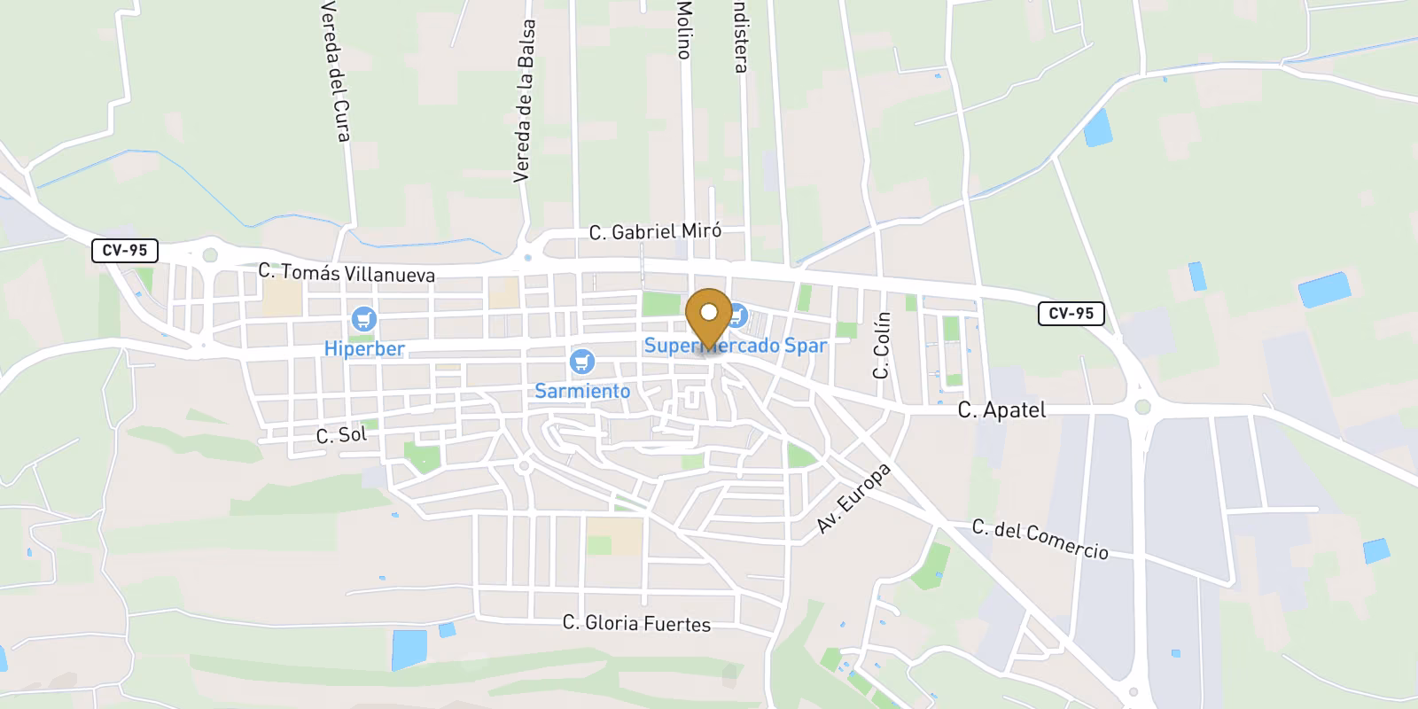 Mapa — Apartamento en Centro, Bigastro